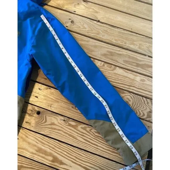 Armada Hooded Gore Tex Ski Snowboard Jacket Size Medium Men’s Blue Full Zip